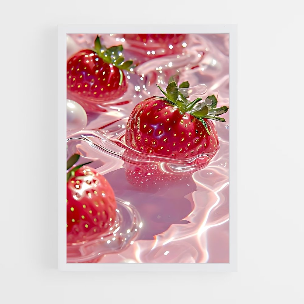 ap-strawberry-1 cadre Blanc