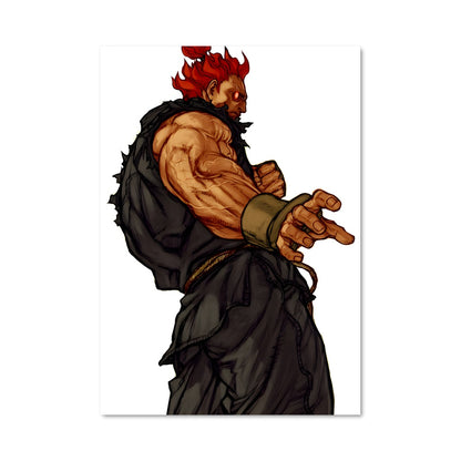 Poster Ryu le Guerrier Rouge