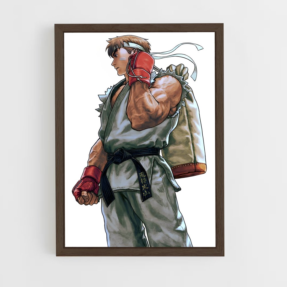 ap-street fighter-2 cadre Bois foncé