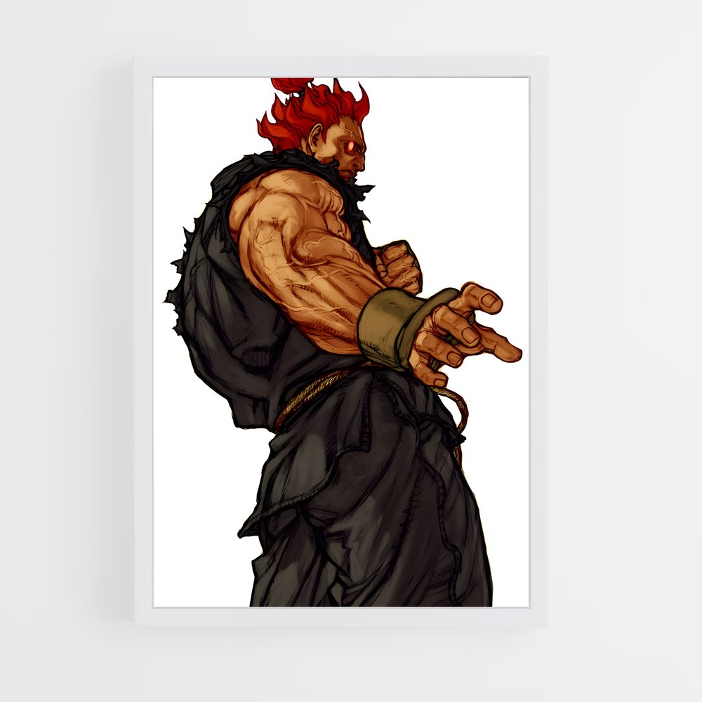 ap-street fighter-9 cadre Blanc