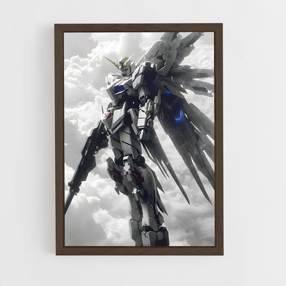 ap-strike freedom gundam-4 cadre Bois foncé