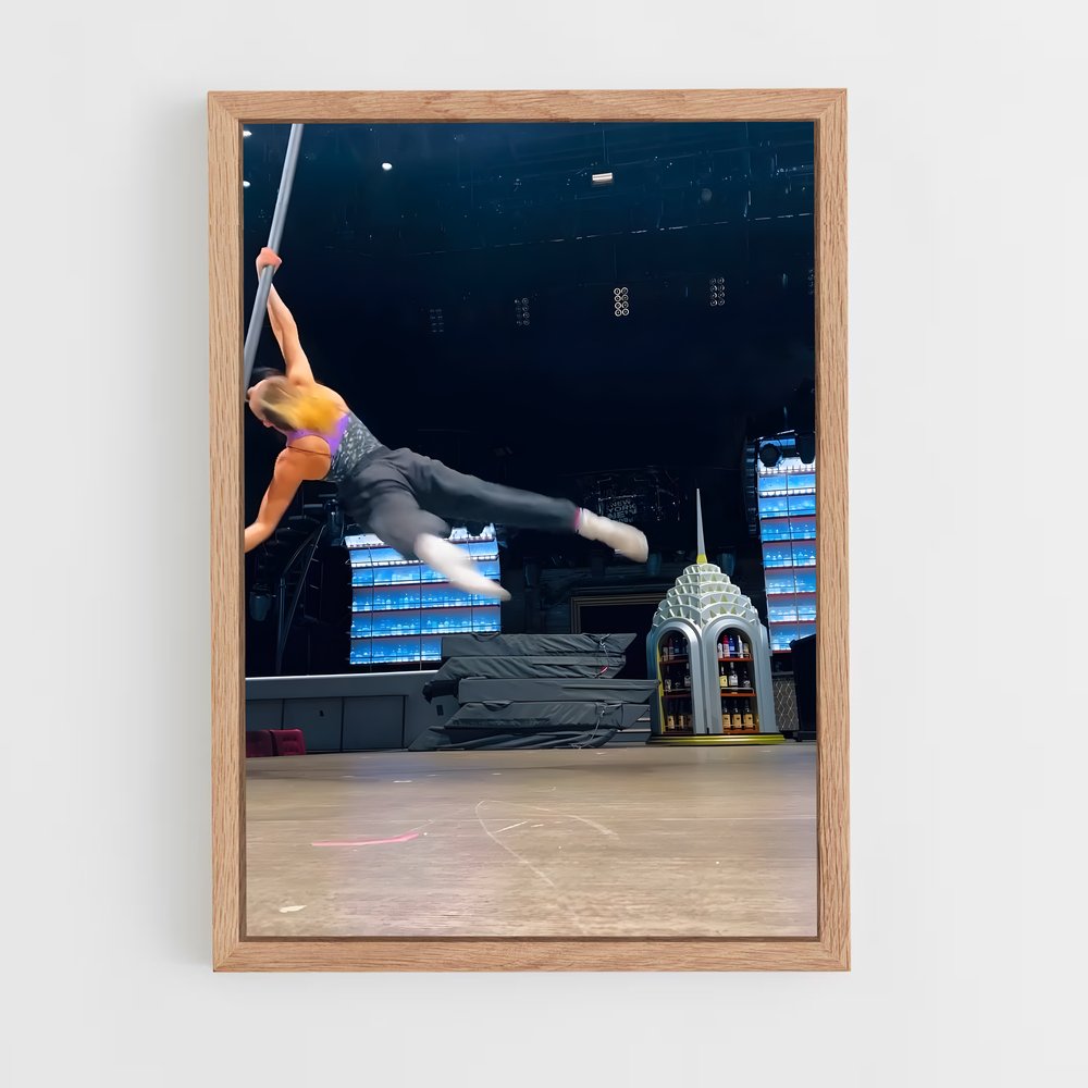 ap-stunt performer-11 cadre Bois clair