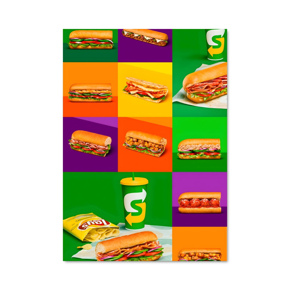 Poster Subway Gourmet