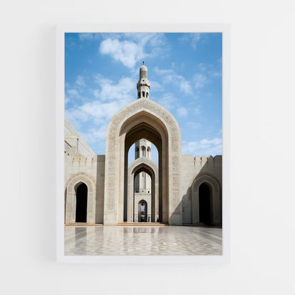 ap-sultan qaboos grand mosque-3 cadre Blanc