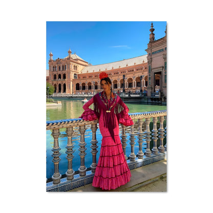 Poster Flamenco sur le Pont