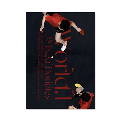 Poster Tennis Ébène