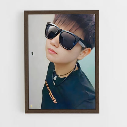 ap-sun yingsha-13 cadre Bois foncé