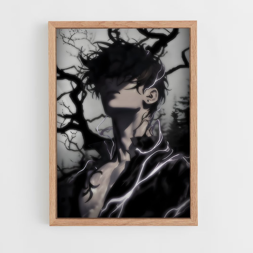 ap-sung jin woo-12 cadre Bois clair