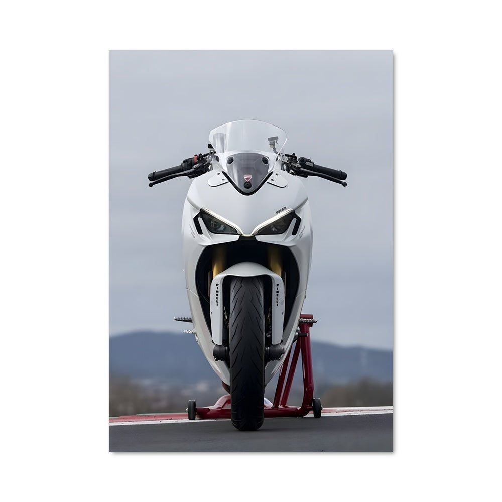 Poster Roadster Blanc