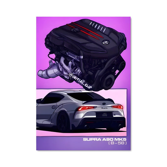 Poster V8 Powerhouse