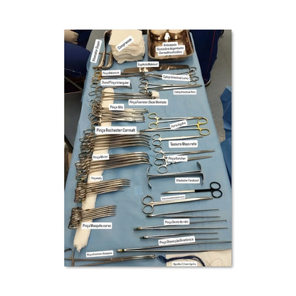 Poster Instruments Anesthésiques