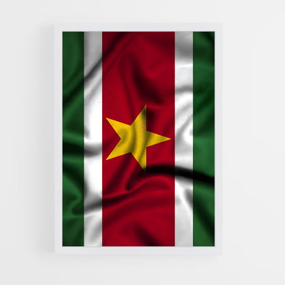ap-suriname flag-1 cadre Blanc