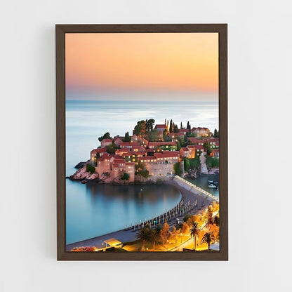 ap-sveti stefan-1 cadre Bois foncé
