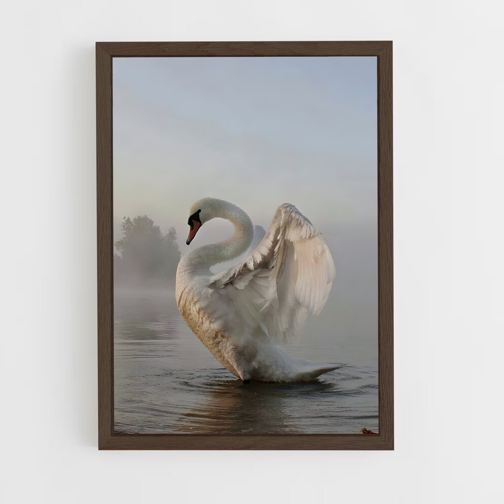 ap-swan-4 cadre Bois foncé