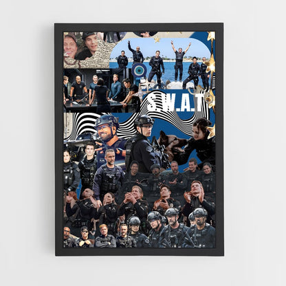 ap-swat team-5 cadre Noir