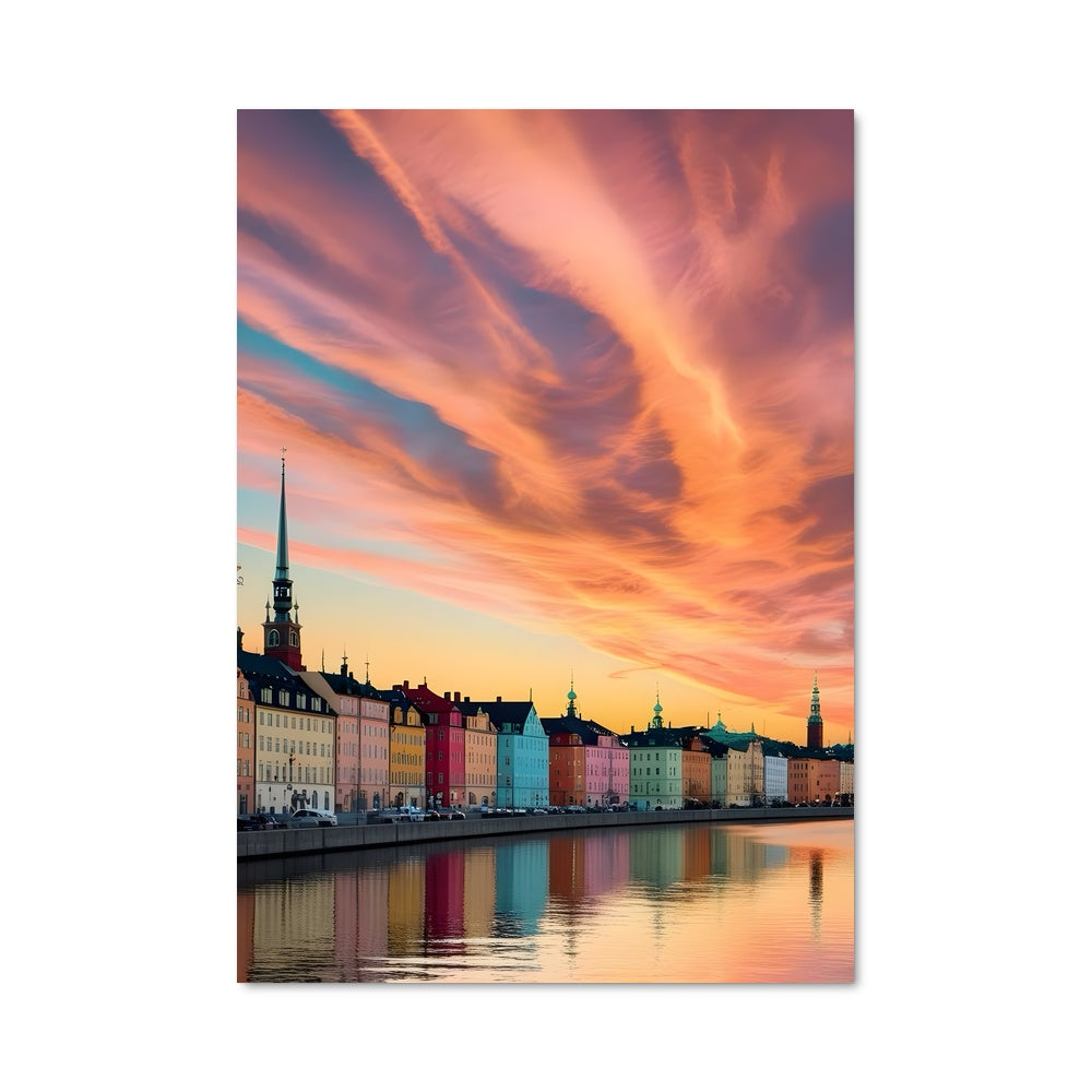 Poster Crépuscule Suédois