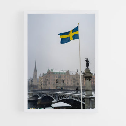 ap-sweden flag-2 cadre Blanc