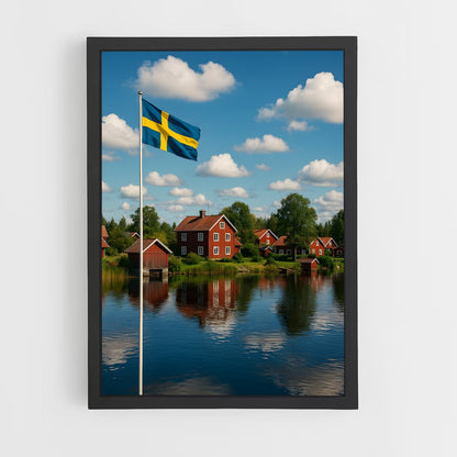 ap-sweden flag-3 cadre Noir