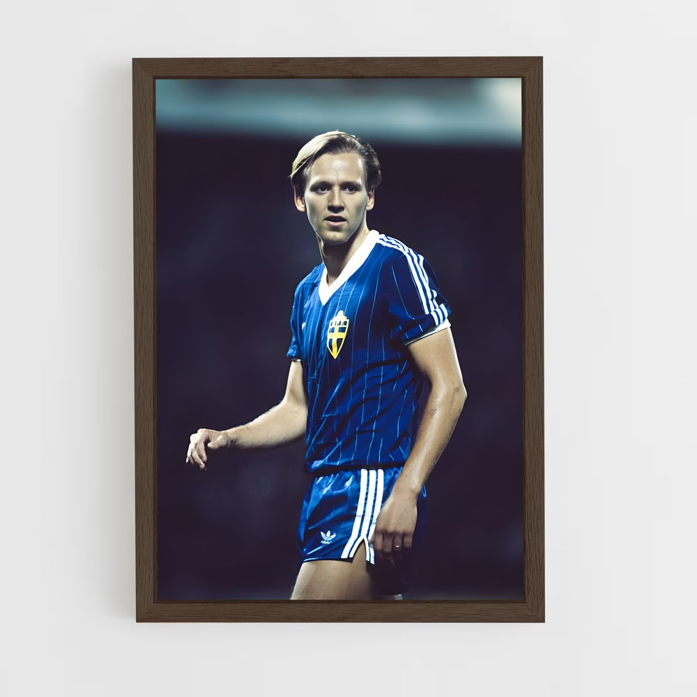 ap-sweden national football team-4 cadre Bois foncé