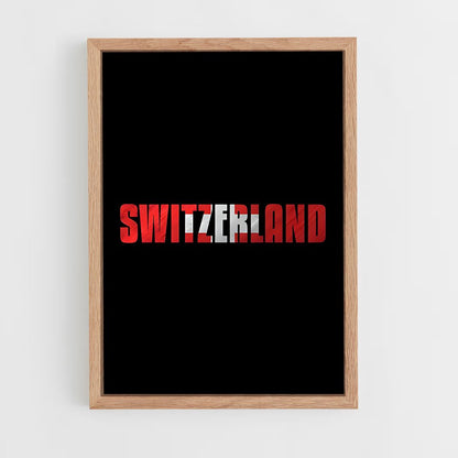ap-switzerland flag-6 cadre Bois clair