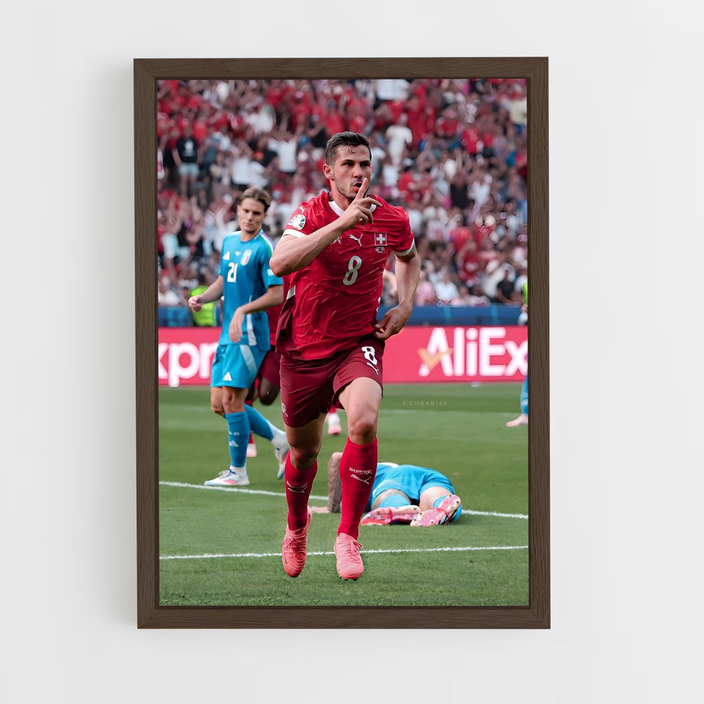 ap-switzerland national football team-3 cadre Bois foncé