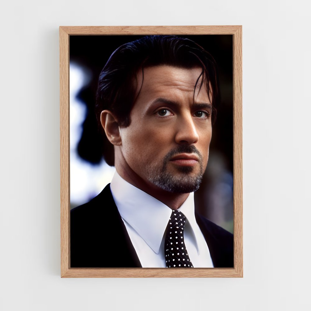 ap-sylvester stallone-3 cadre Bois clair
