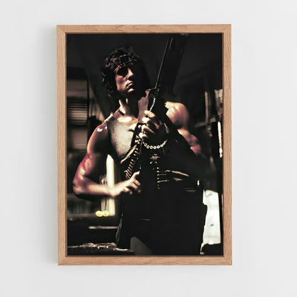 ap-sylvester stallone-8 cadre Bois clair