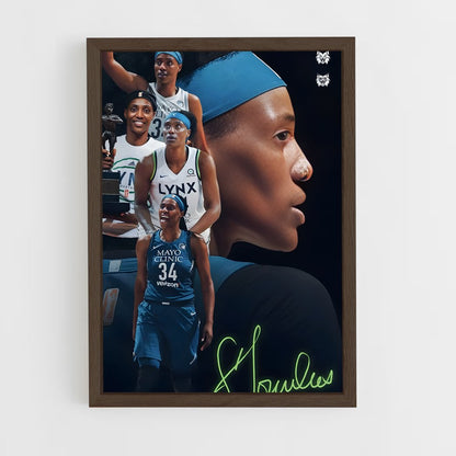 ap-sylvia fowles-2 cadre Bois foncé