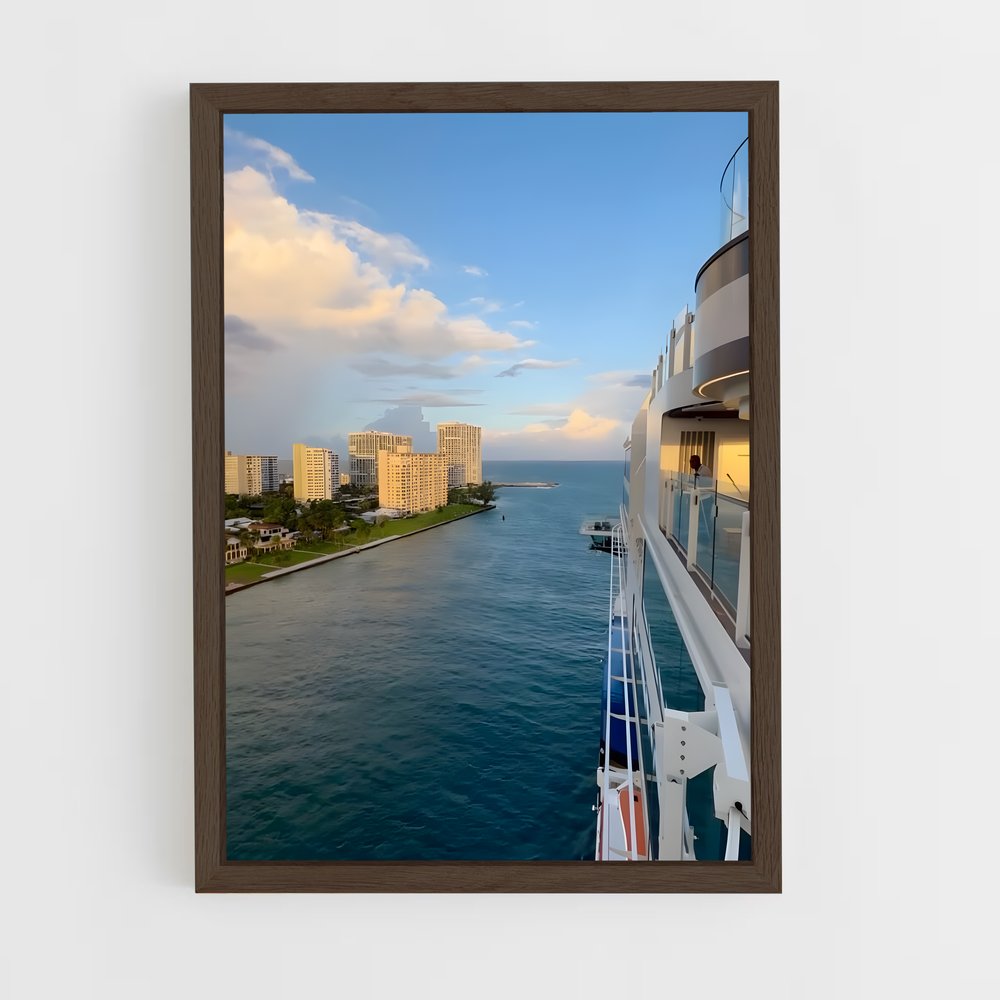 ap-symphony of the seas-4 cadre Bois foncé