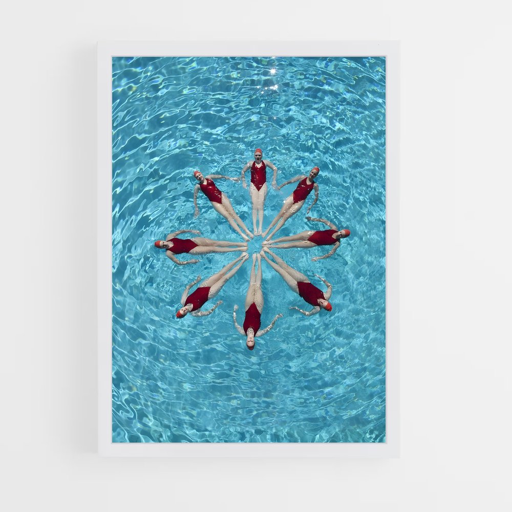 ap-synchronized swimming-2 cadre Blanc