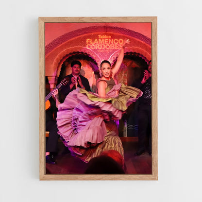 ap-tablao flamenco cordobes-1 cadre Bois clair