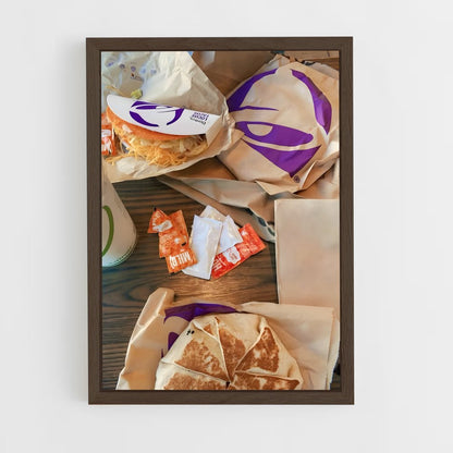 ap-taco bell-1 cadre Bois foncé