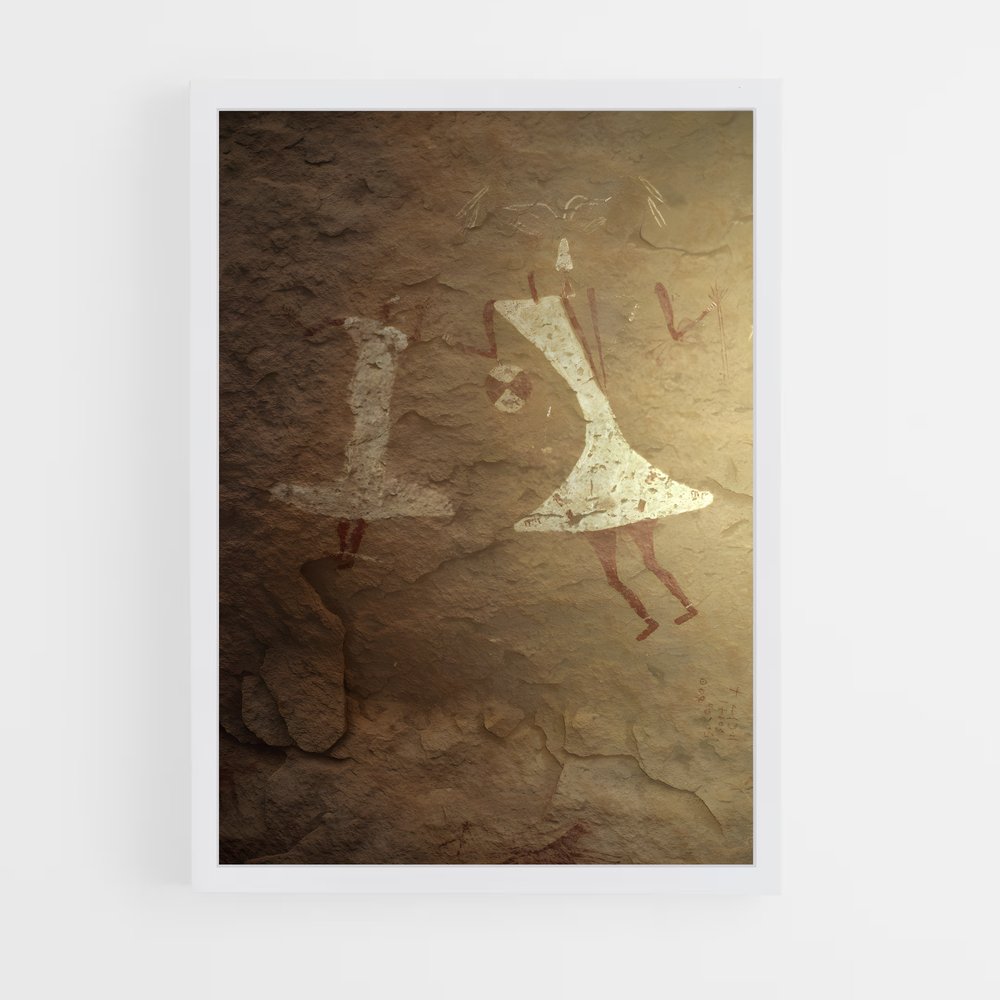 ap-tadrart acacus rock art-1 cadre Blanc