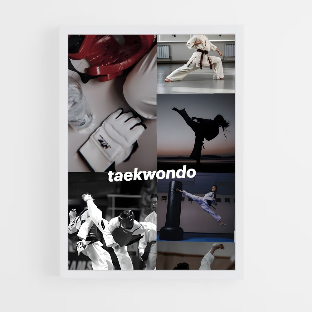ap-taekwondo-4 cadre Blanc