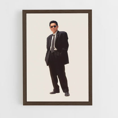 ap-takeshi kitano-1 cadre Bois foncé