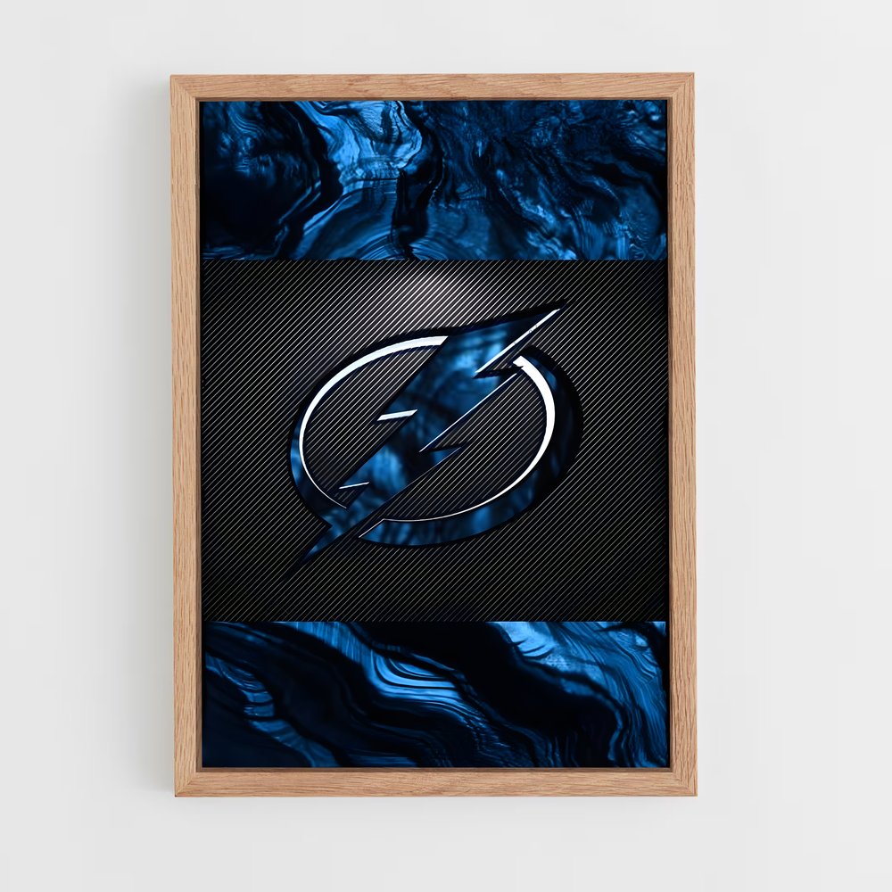 ap-tampa bay lightning-8 cadre Bois clair
