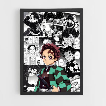 ap-tanjiro kamado-14 cadre Noir