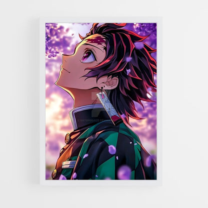 ap-tanjiro kamado-3 cadre Blanc
