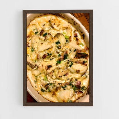 ap-tartiflette-3 cadre Bois foncé