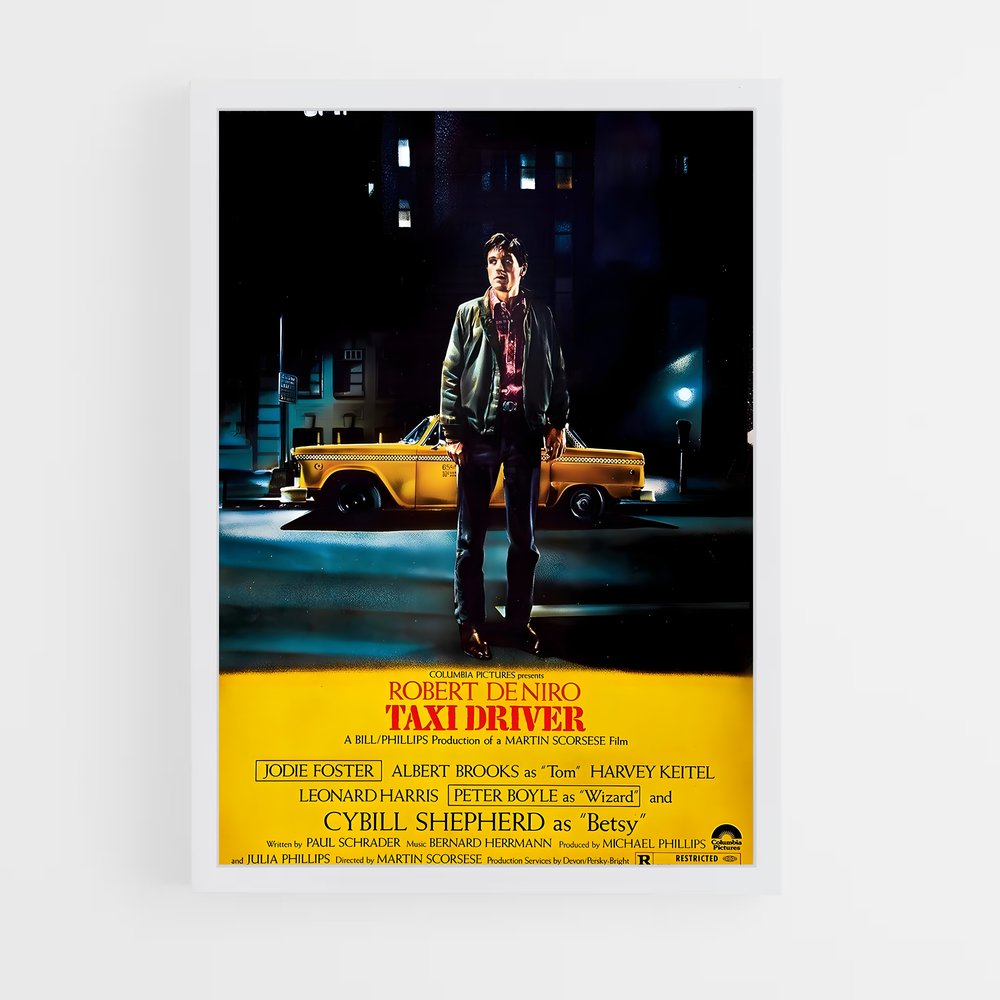 ap-taxi driver-1 cadre Blanc