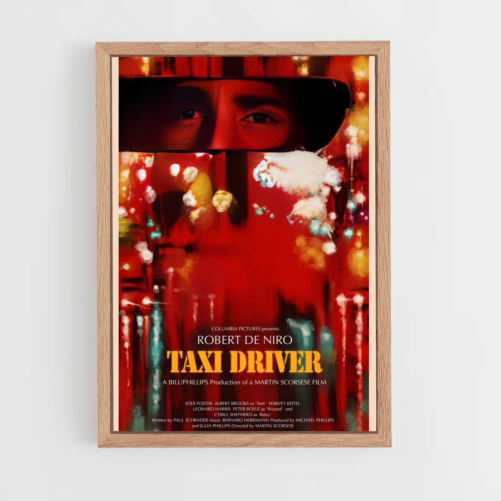 ap-taxi driver-4 cadre Bois clair