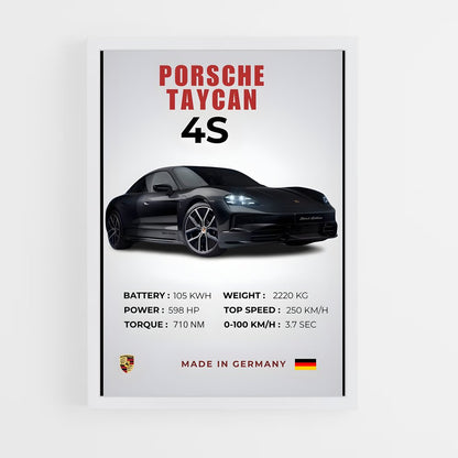 ap-taycan 4s-6 cadre Blanc