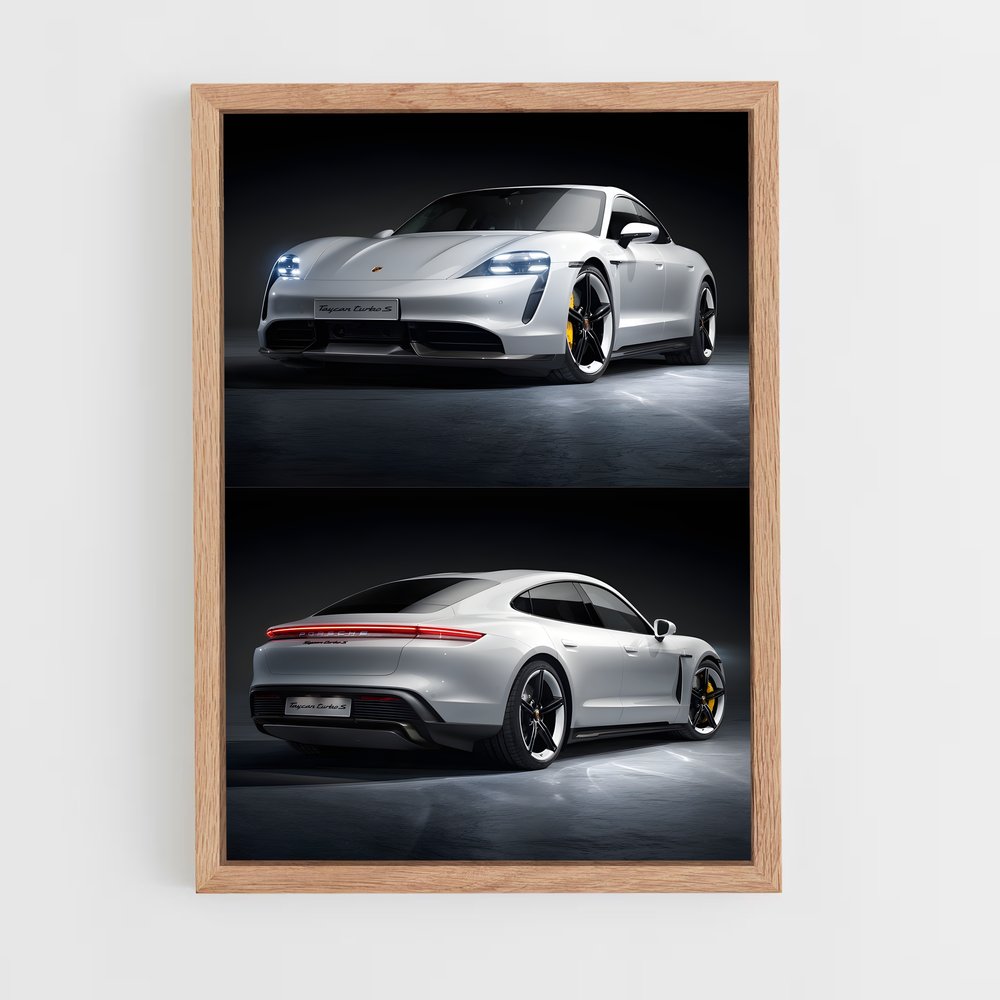 ap-taycan turbo s-1 cadre Bois clair