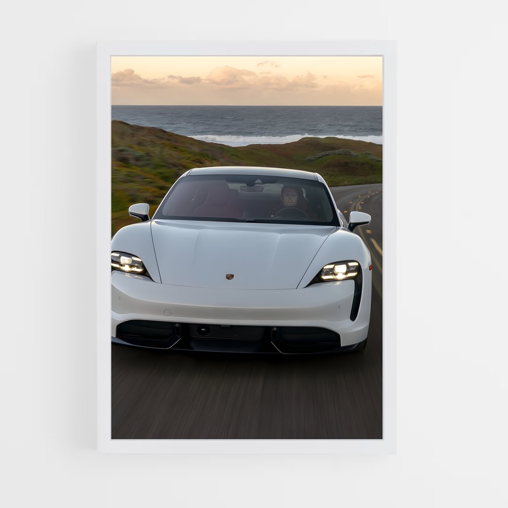 ap-taycan turbo s-4 cadre Blanc
