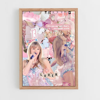 ap-taylor swift-8 cadre Bois clair