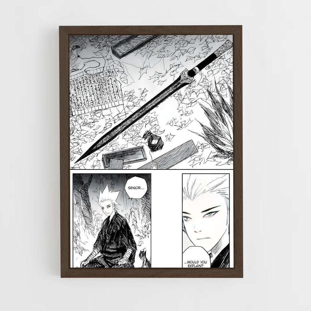ap-teacher sword-6 cadre Bois foncé