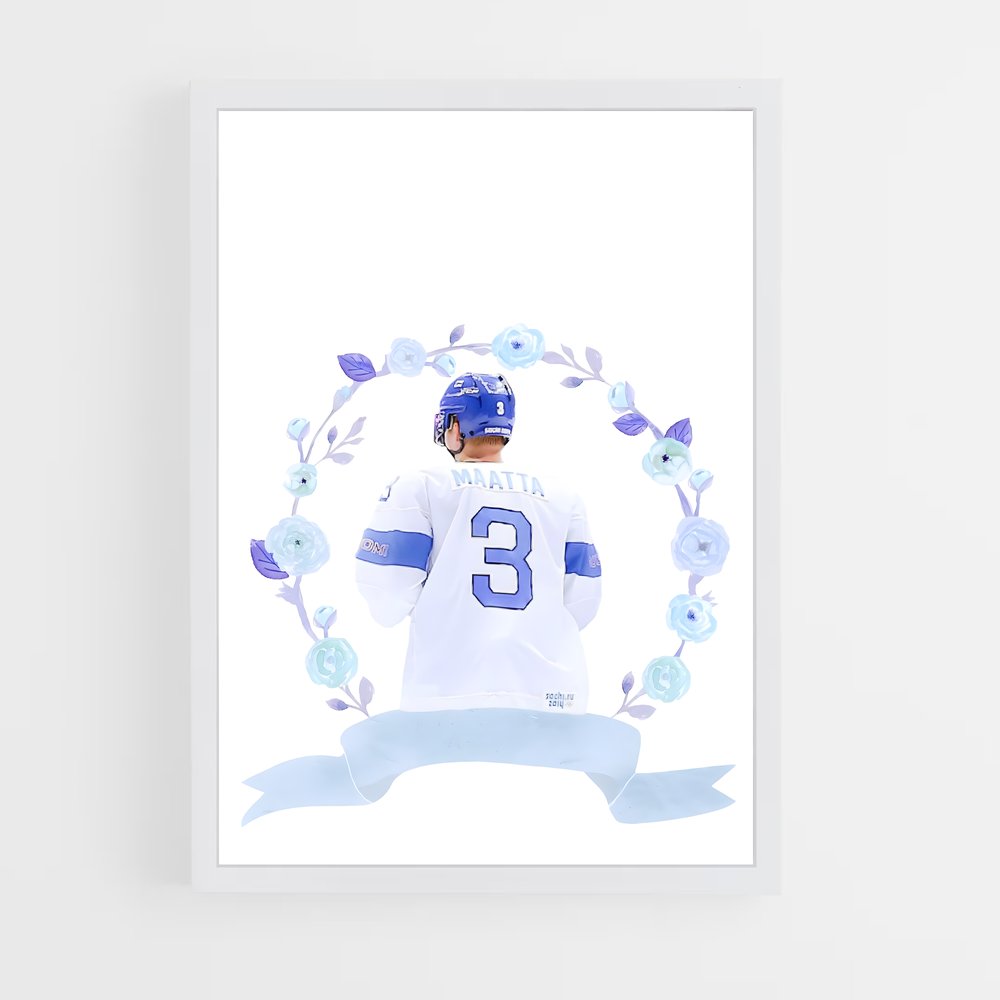 ap-team finland hockey-1 cadre Blanc