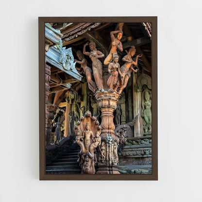 ap-temple architecture-15 cadre Bois foncé
