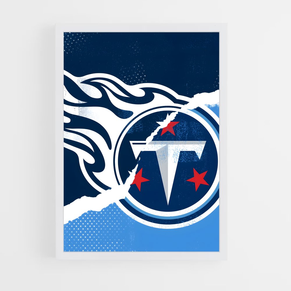 ap-tennessee titans-5 cadre Blanc