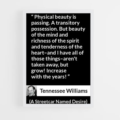 ap-tennessee williams-3 cadre Blanc